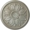 Ekena Millwork Kaya Ceiling Medallion (Fits Canopies up to 5 1/4"), Hand-Painted Flash Gold, 23 5/8"OD x 1 1/2"P CM23KAFLS - alternate 1